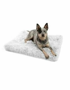 Best Friends By Sheri Nap Mat Orthopedic Shag Grey 27x36