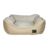 Tall Tails Bolster Bed Khaki MD 24x21x8 -4 PAWS MARKET Shop tall tails bolster bed khaki md 24x21x8