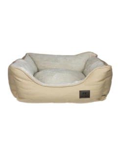 Tall Tails Bolster Bed Khaki MD 24x21x8