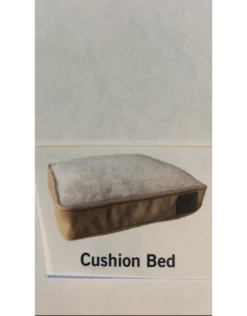 Tall Tails Cushion Bed - Khaki - LG 36x23x3